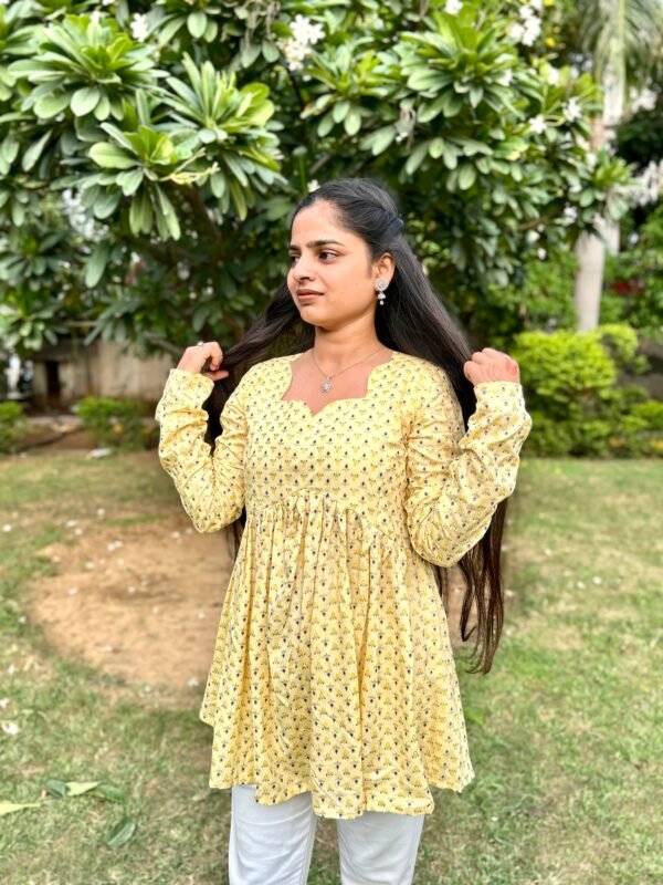 Gulista Cotton Peplum Kurti
