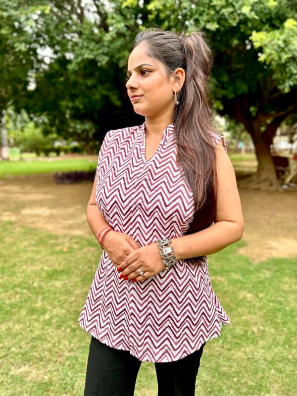 Ruby Wave Short Kurti